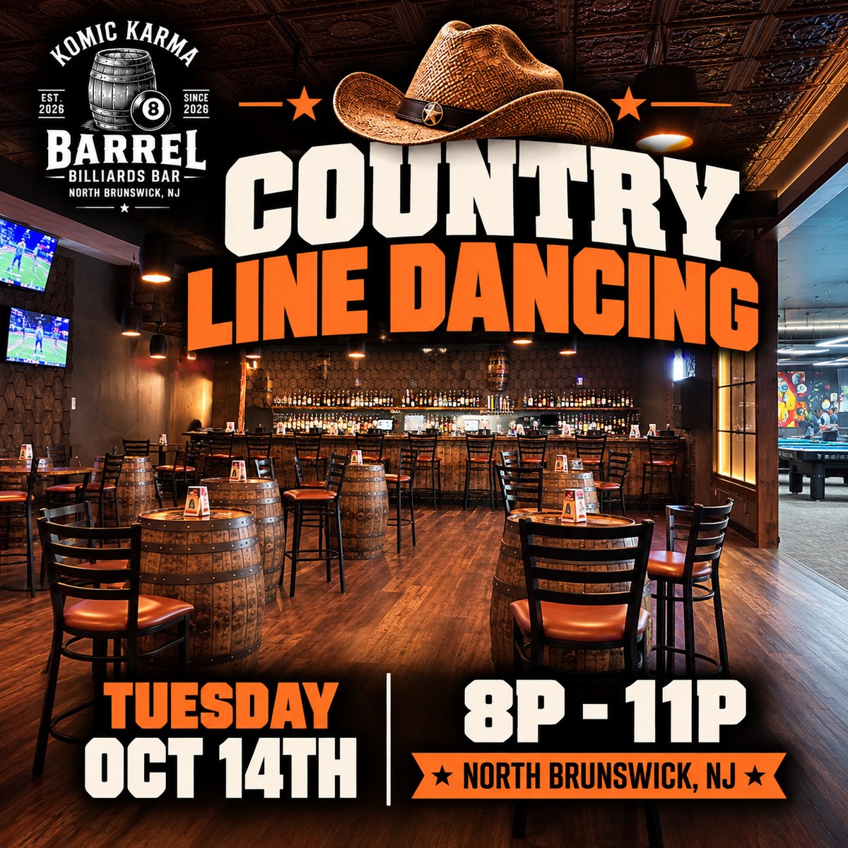 Barrel Country Line Dancing WordPress